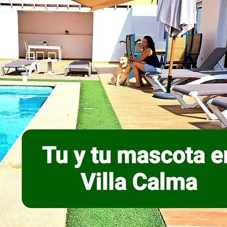 Calma Climatized Pool Private Jacuzzi In Tarajalejo *